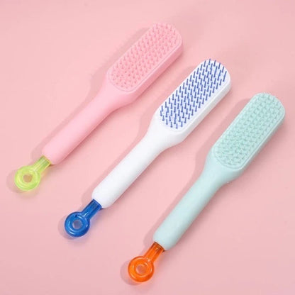 Magic Self Cleaning Hair Comb Brush