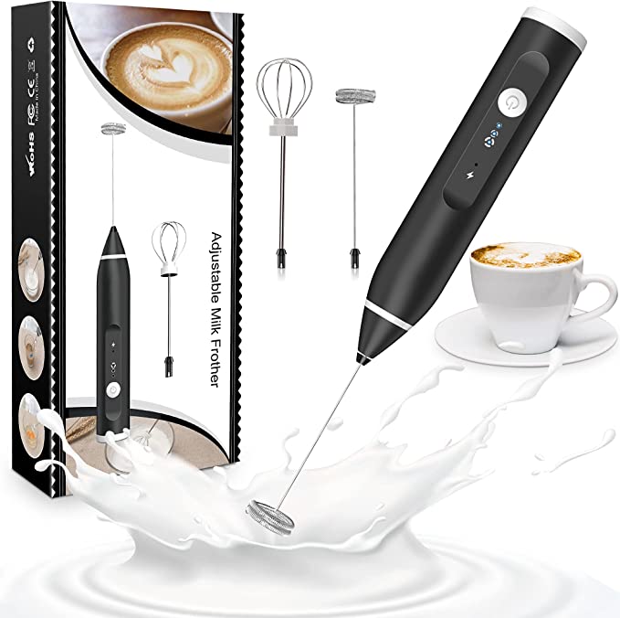 Electric Rechargeable Coffee Beater & Milk Frother and Foamer | High Quality