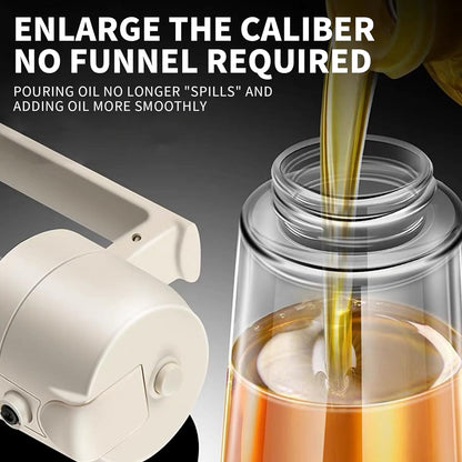 2 In 1 Oil Spray Glass Jug - 450ML