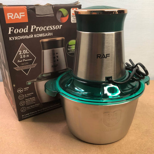 RAF Food Processor – Meat Grinder / Chopper | 2-L Capacity (06 Months Warranty)