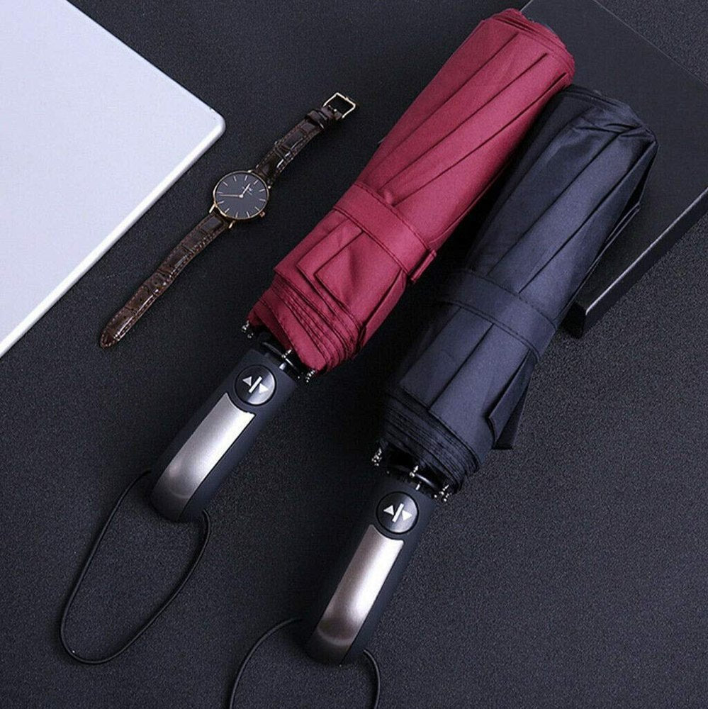 Automatic Open & Close Button with Long Size Handle & Cover Umbrella